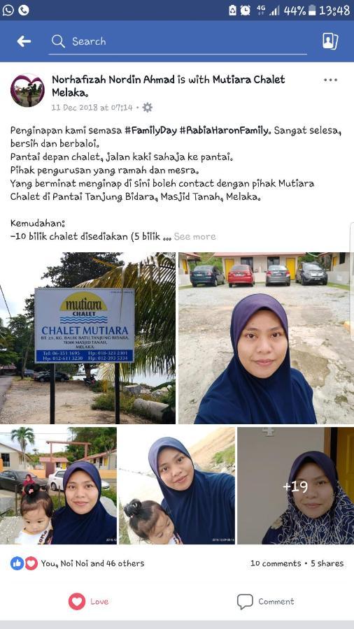 Mutiara Chalet Malacca Bagian luar foto
